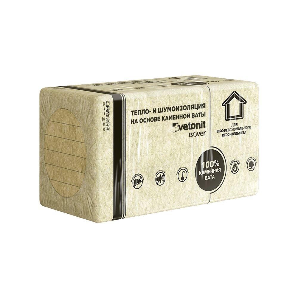 Утеплитель Vetonit Фасад-Мастер 50х600х1000 мм (6 шт, 3,6м2, 0,18м3)