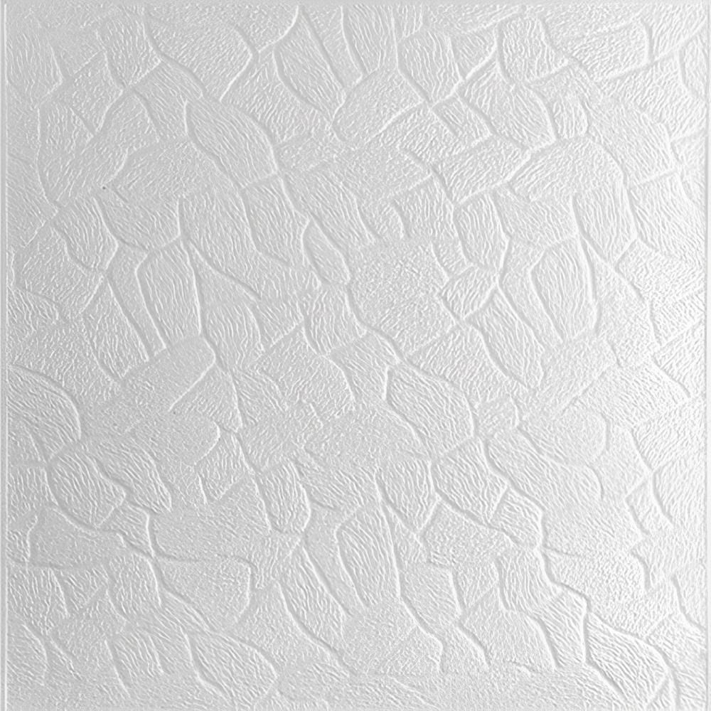 Покрытие потолочное неламинированное 523 (703) Лагом 50x50 см белый