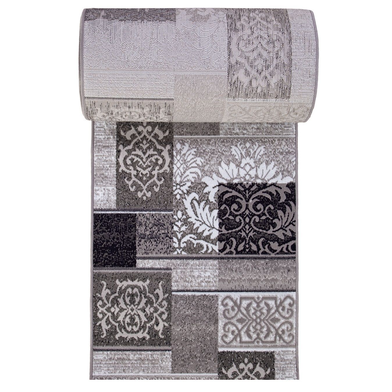 Дорожка ковровая Silver Merinos d216 1,2 м серая