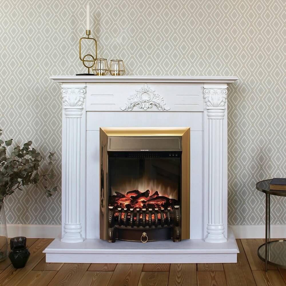 Каминокомплект Kanti STD/EUG WT+Fobos Lux BR