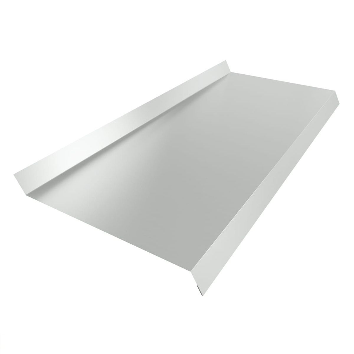 ОТЛИВ оцинк.с покрытием белый 2,2 м  х 0,17 м