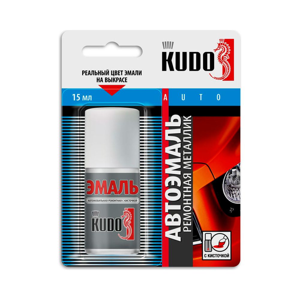 Эмаль ремонтная с кисточкой Калина 104 15мл металлик 70104