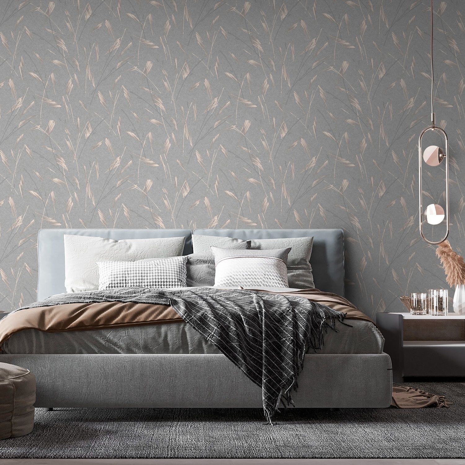 Обои 8966-26 WallSecret Comfort 1,06х10,05 м Oslo серый