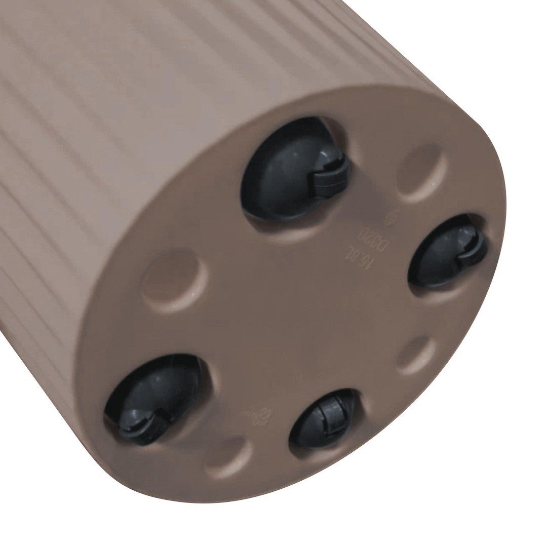 Горшок цветочный InGreen Sand Французский платан 32 см 15,8 л c дренажной вставкой на колесиках