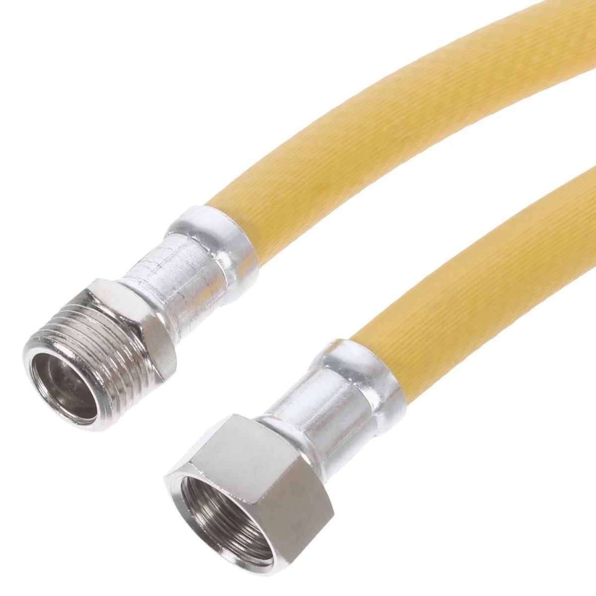 Подводка для газа ПВХ 1/2" 2,5 м ВР/НР Зип-Флекс