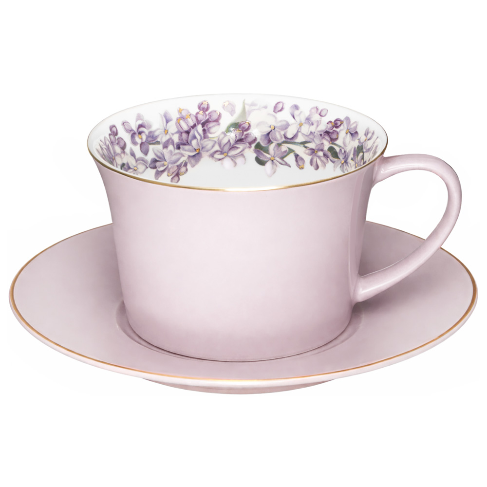 Пара чайная Lefard Lilac 250 мл фарфор 760-801-1