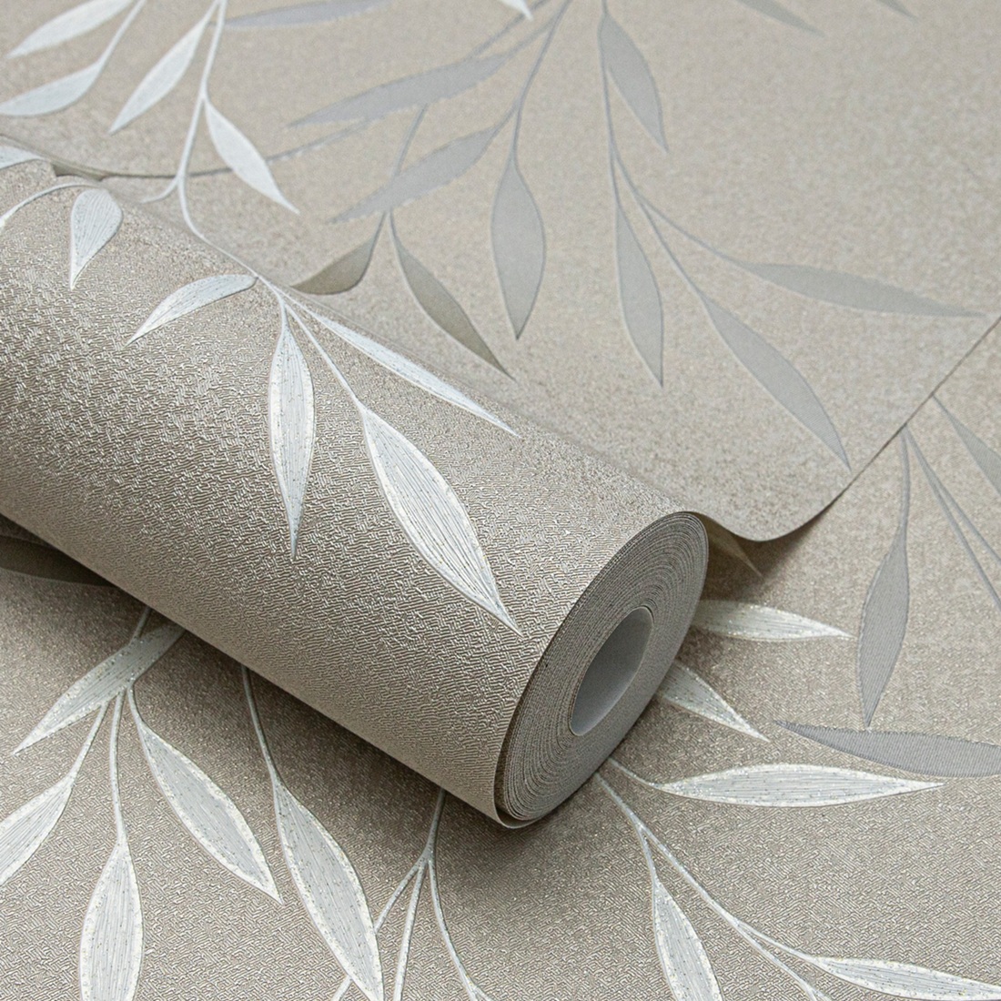 Обои WallSecret Oliva 9147-25 золотые листья 1,06х10,05 м