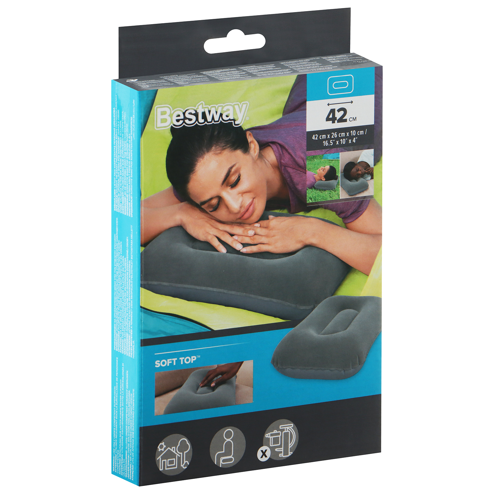 Подушка надувная 42х26х10 см Bestway 67121