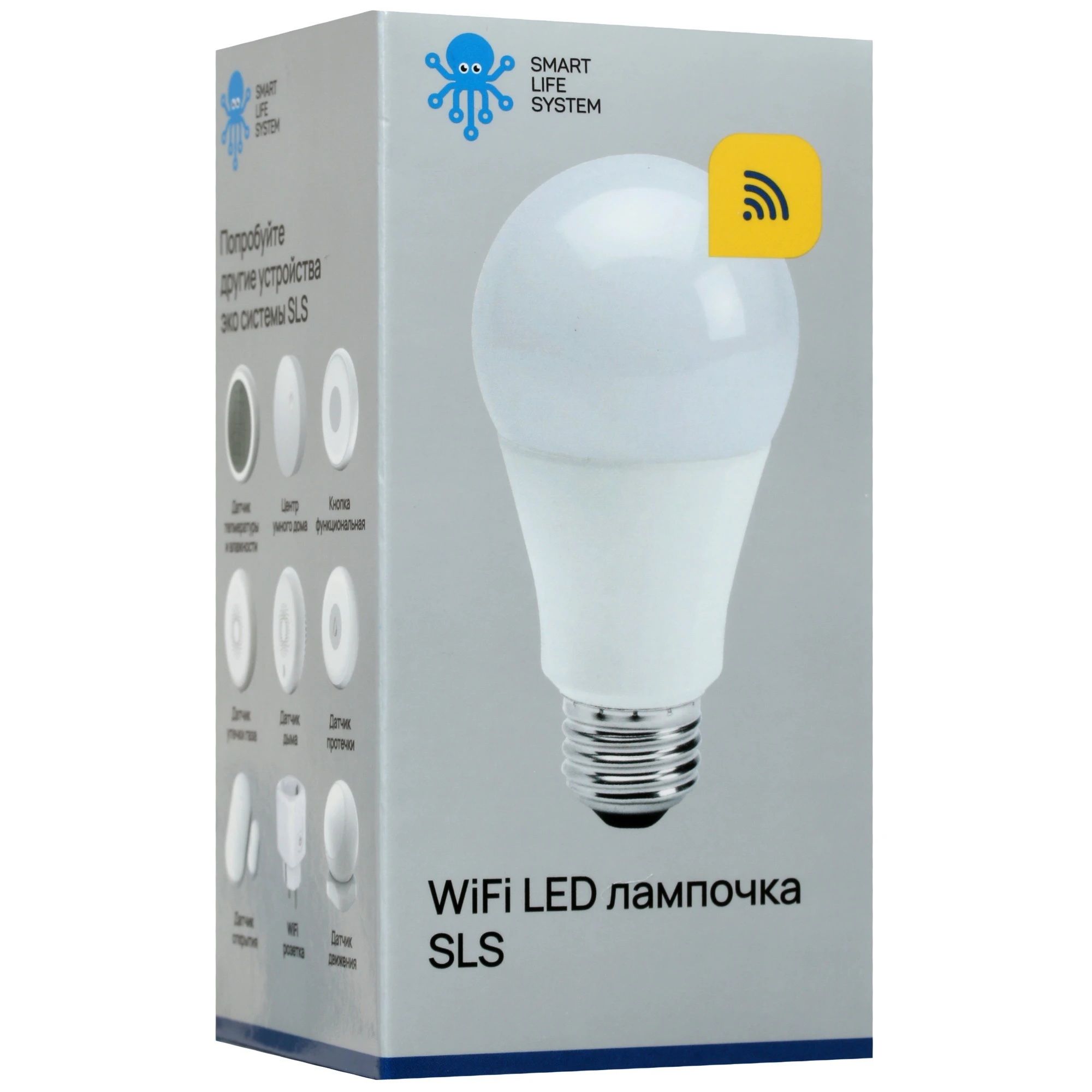 SLS Лампа LED-01 RGB E27 WiFi white