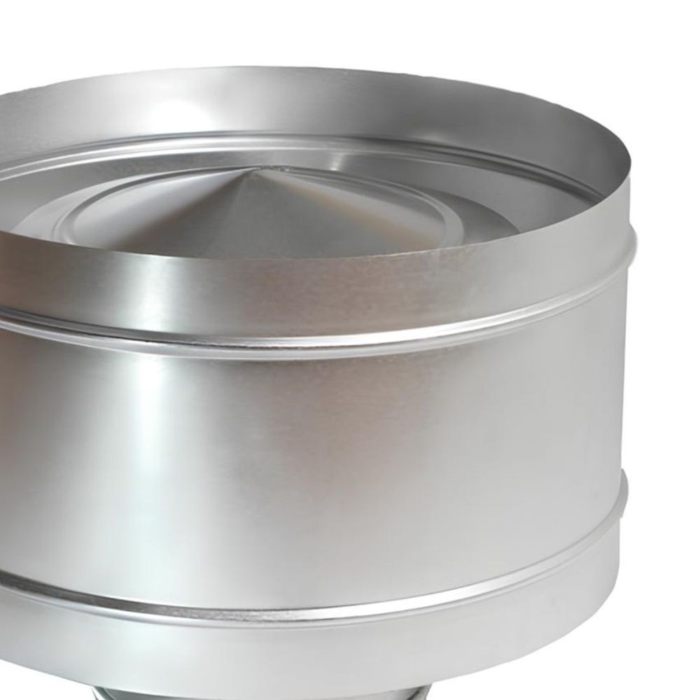 Дефлектор (зонт+кольцо) оцинкованная сталь D100