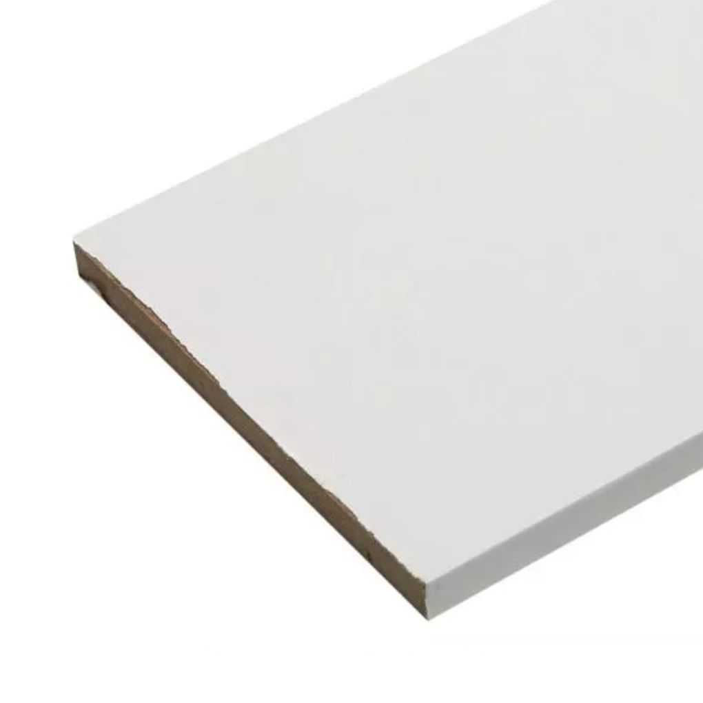 Добор телескоп 100х10х2070 мм ПВХ Софт белый гладкий