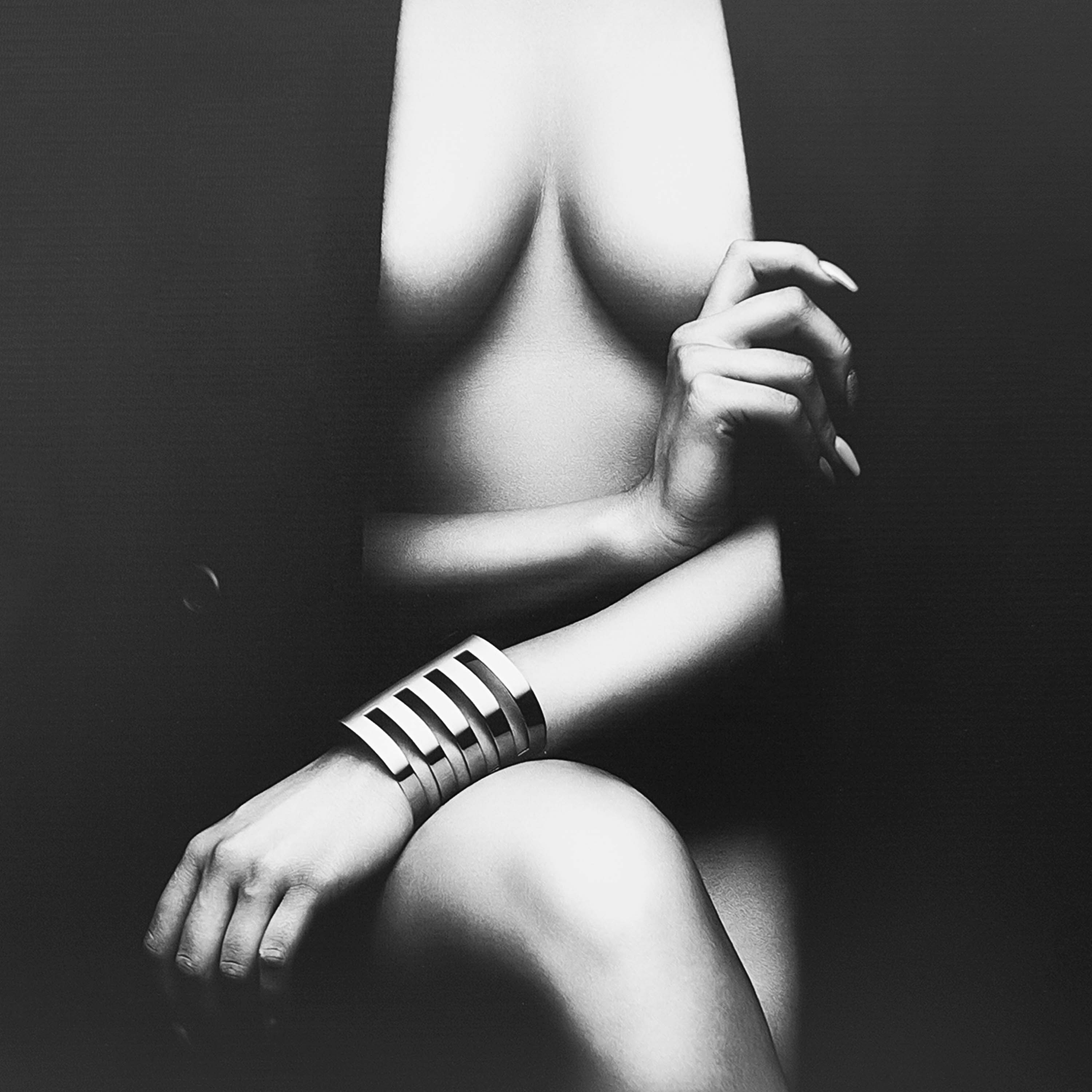 Картина-холст S-5063M 50х70 cм Силуэт в пиджаке