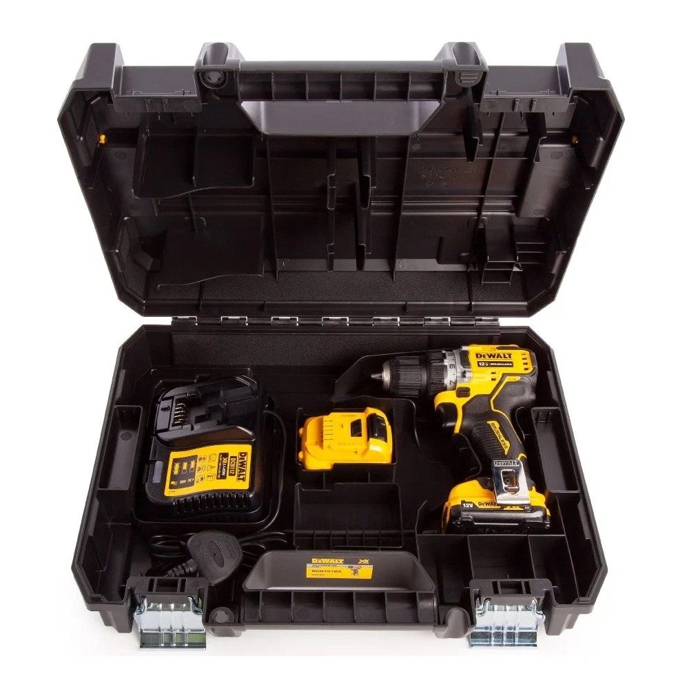 Дрель-шуруповерт аккумуляторная DeWalt DCD701D2 12В 2х2Ач 22,5/57,5 Нм