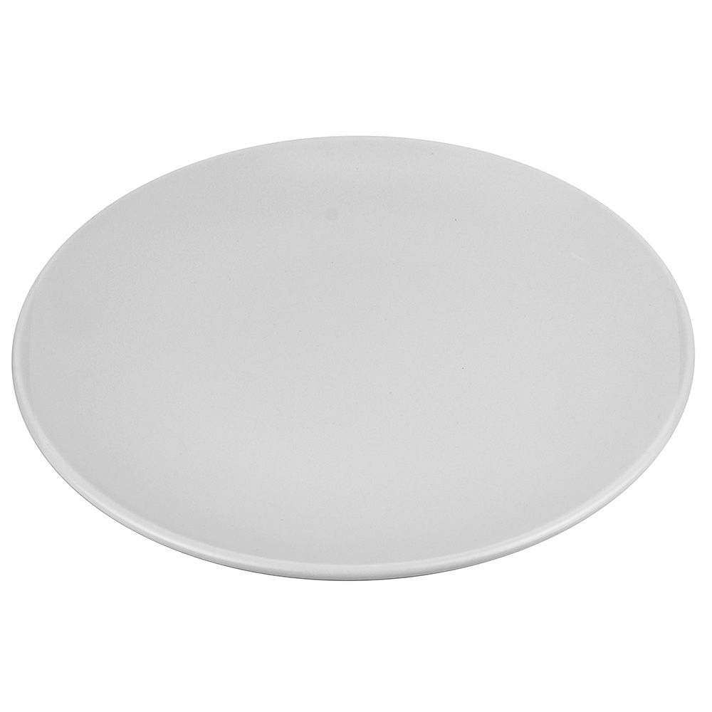Тарелка плоская серая 20 см