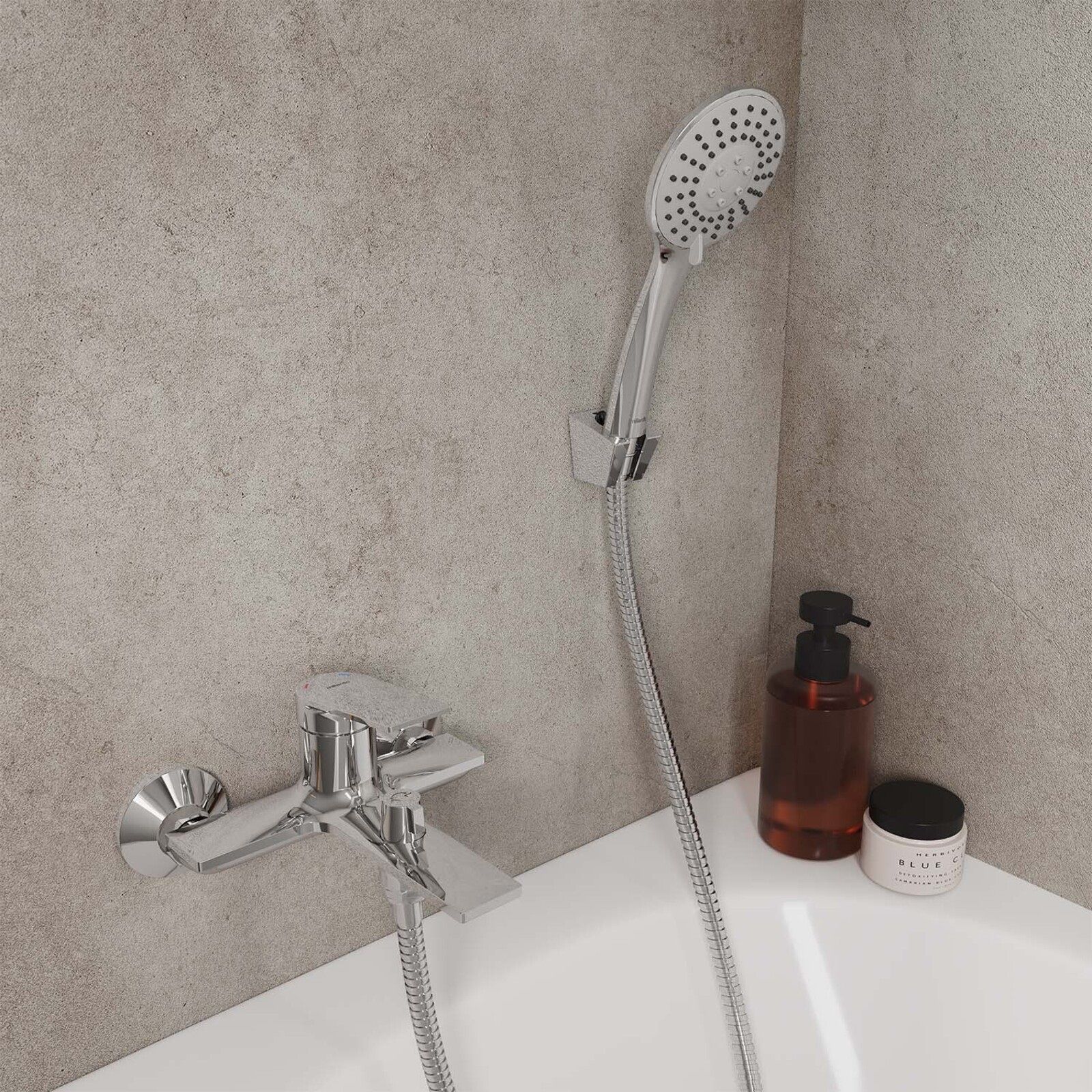 Смеситель для ванны Milardo Azure AZUSB00M02 однорычажный