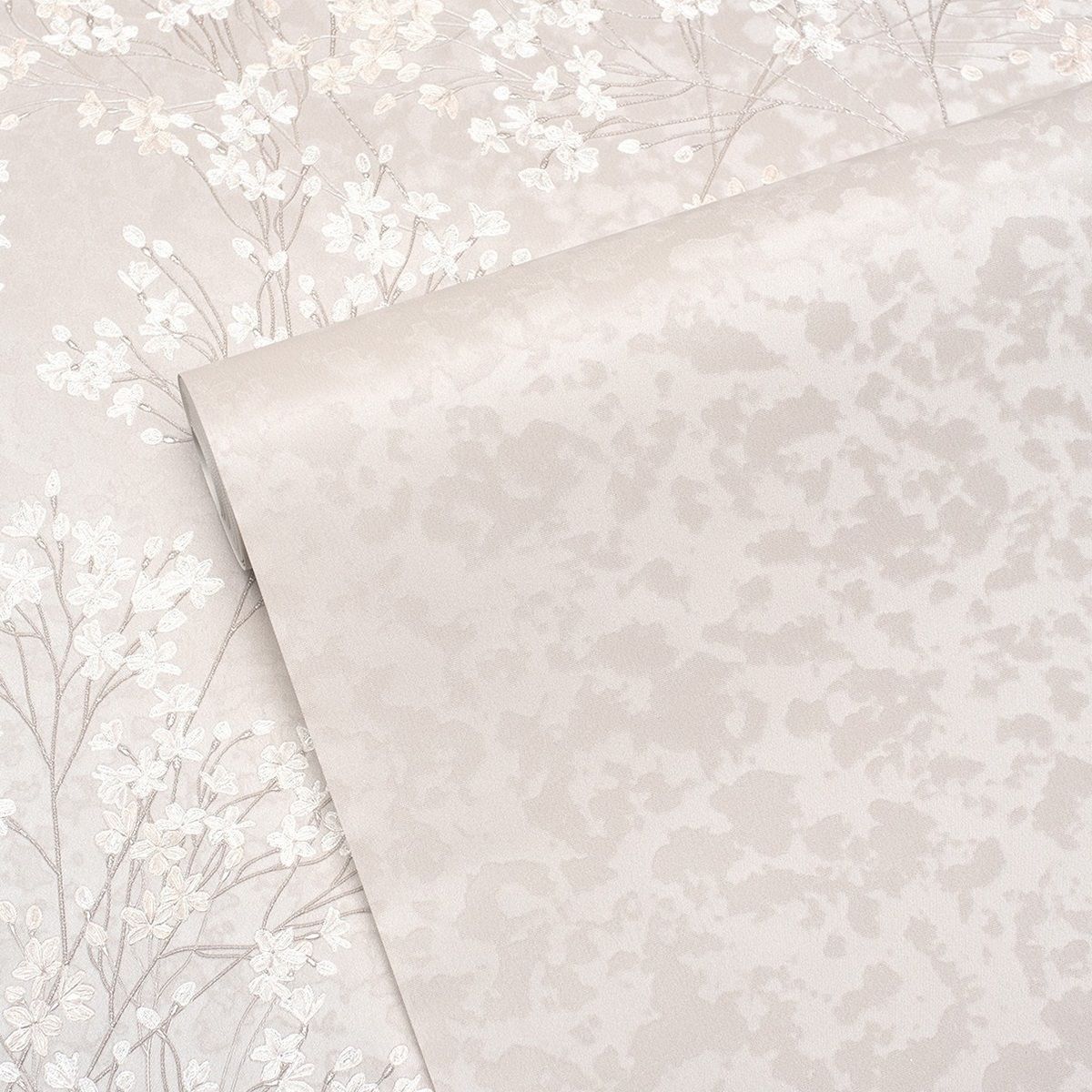 Обои 98936 Ateliero 1,06х10 м Cherry фон бежевый