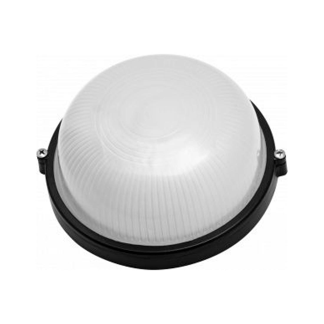 Светильник влагозащитный Е27 60 Вт R1 IP54 круг б/реш чер.NBL-R1-60-E27/BL 94811 Navigator