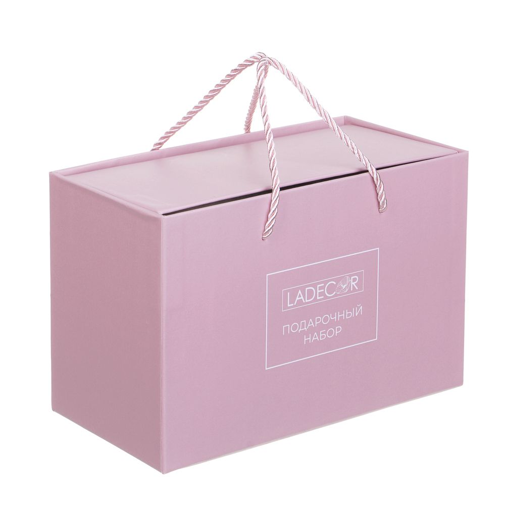 Набор подарочный Ladecor кружка керамическая 380 мл и брелок "Зайка"