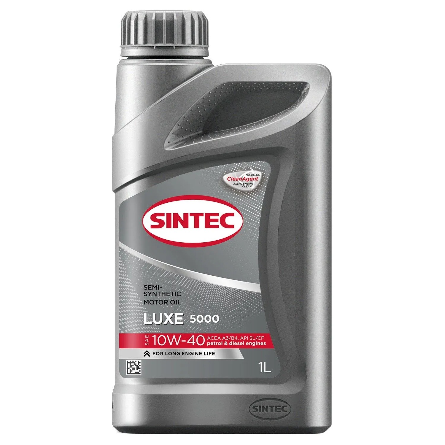 Масло моторное 10W-40 полусинтетическое Sintec Luxe 5000 SL/CF A3/B4 1 л