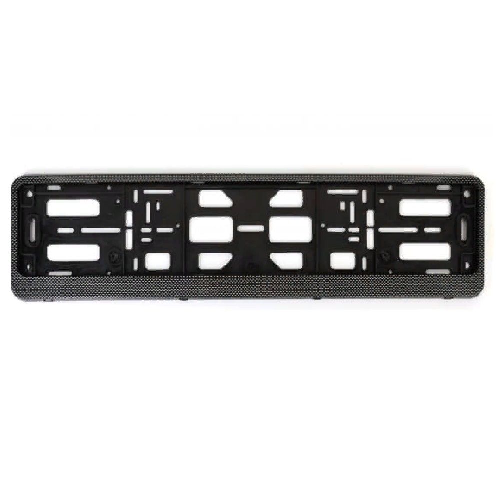 Рамка под номерной знак STVOL Карбон с планкой