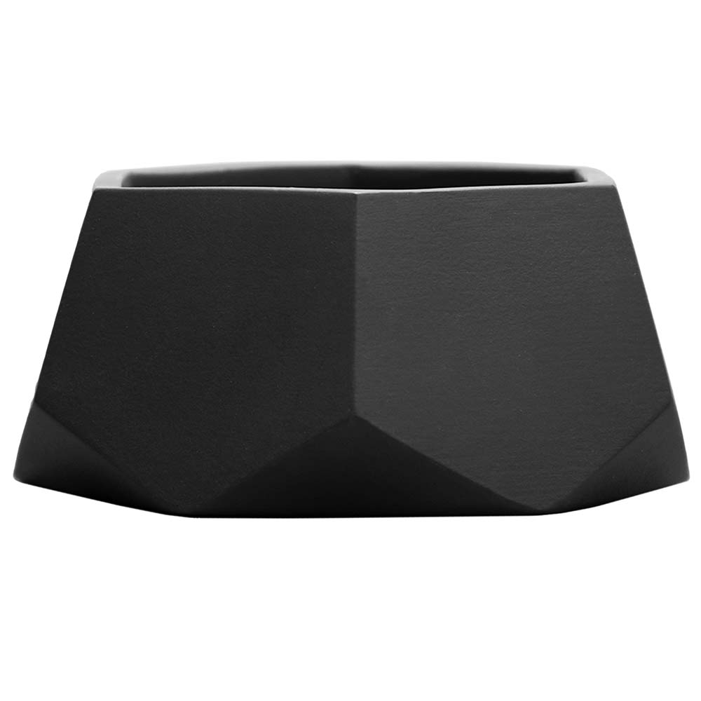 Кашпо Техно VipSet антрацит 9,6 см 0,22 л