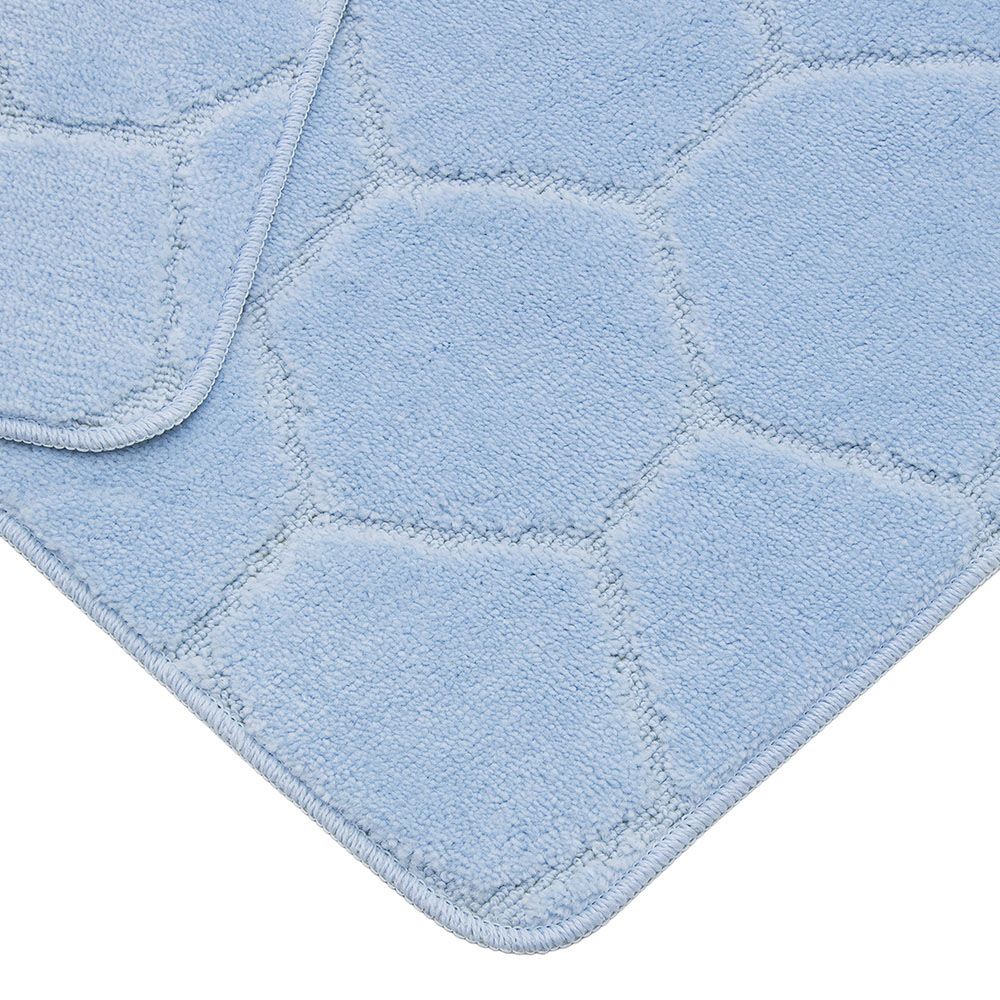 Набор ковриков для ванной комнаты 60х100/50х60 см Zalel L.Blue