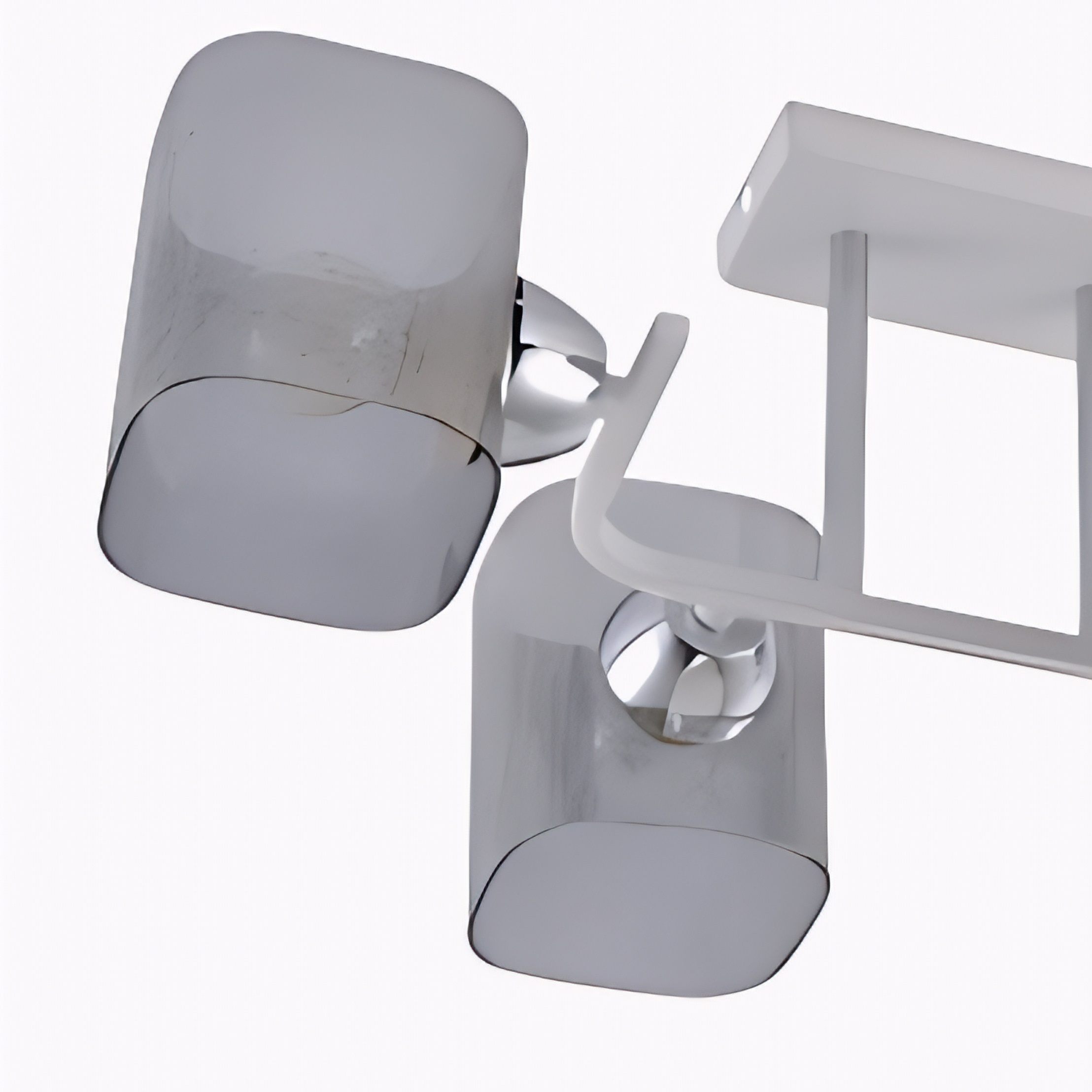 Люстра потолочная XA1615/4 WH+CR белый+хром 4х60Вт E27 d530 h210, HN25