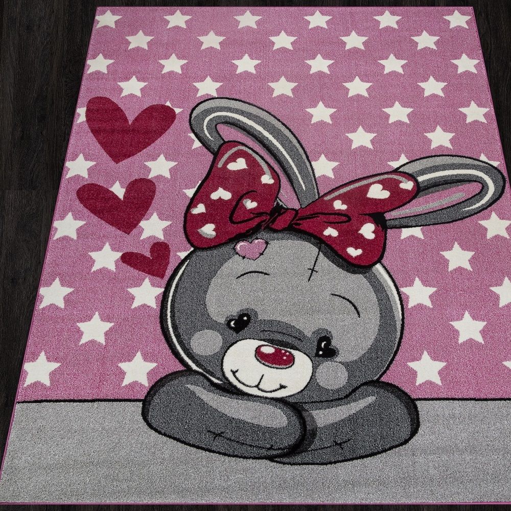 Ковер детский Rio Merinos C208 1,6х2,3 м розовый