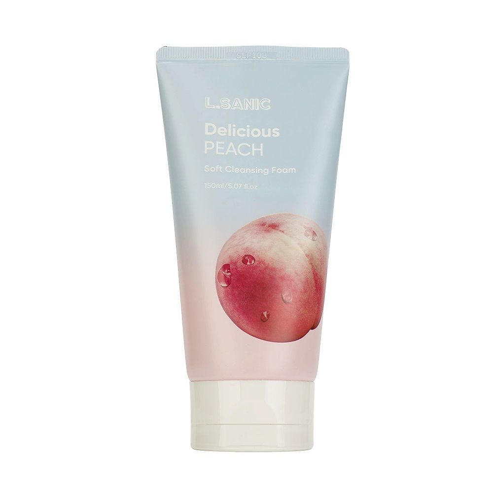 Пенка для умывания L.Sanic Очищающая с экстрактом персика 150 мл