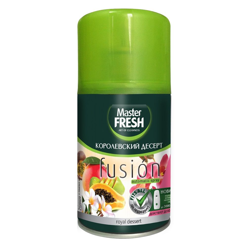Освежитель воздуха Master Fresh Королевский десерт 250 мл сменный баллон