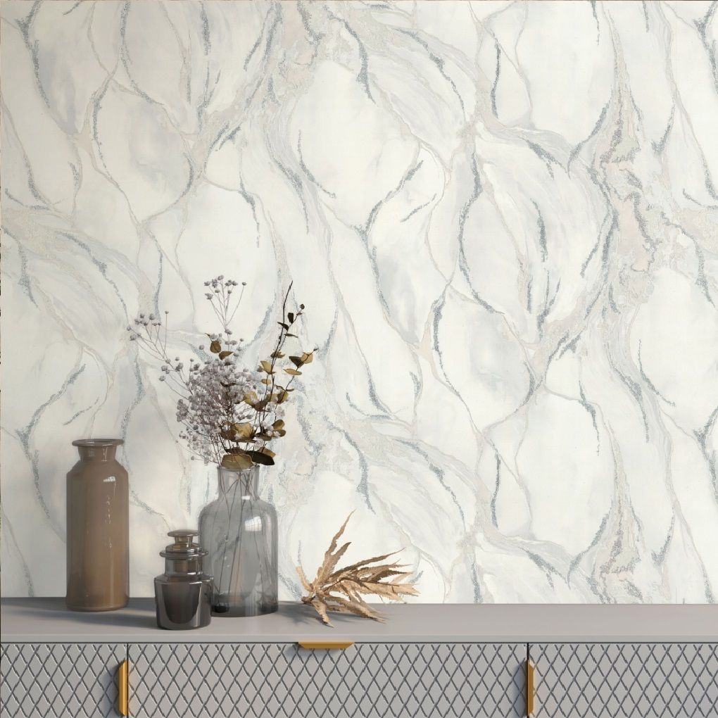 Обои 7222-00 Euro Decor 6 1,06х10 м Mineral белый