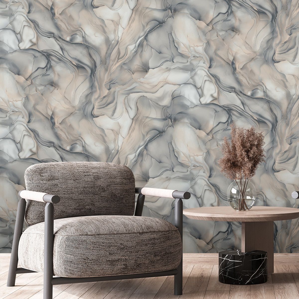 Обои 588353 Ateliero 1,06х10 м Dunay серый