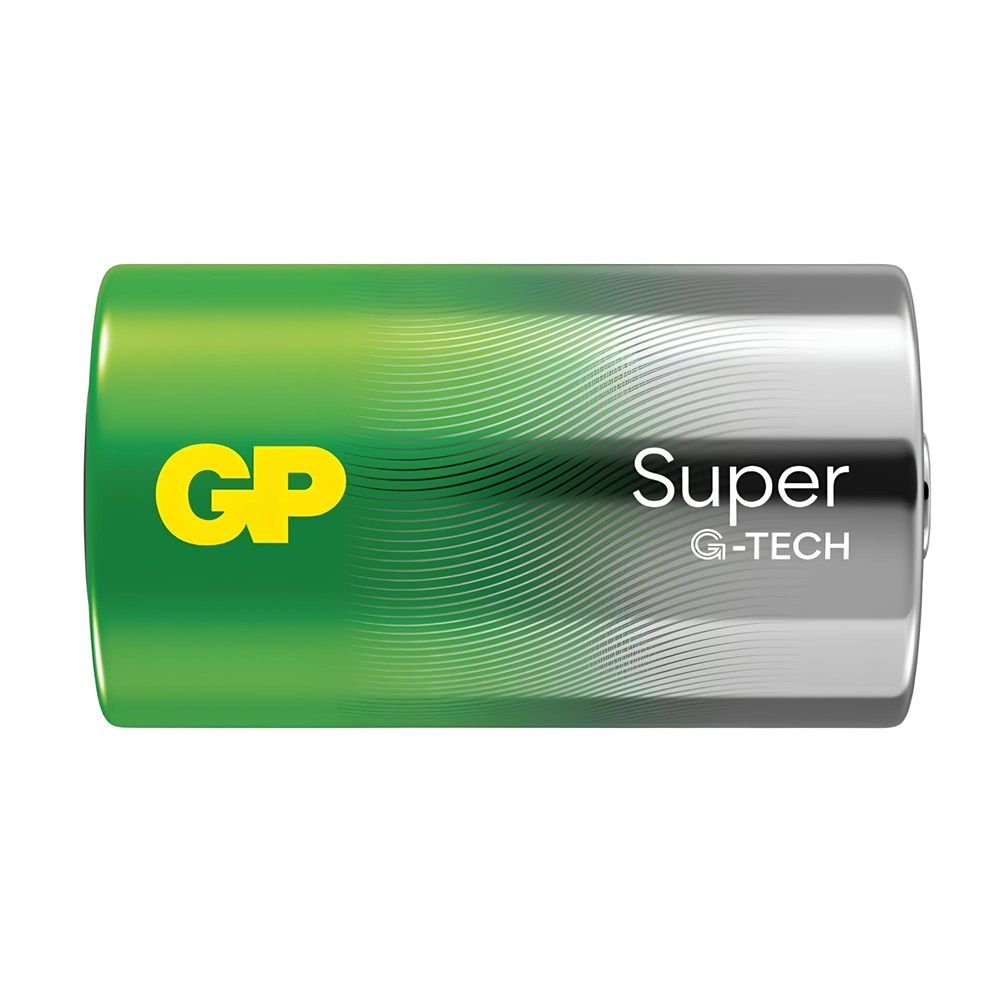 Батарейка щелочная GP Super G-Tech LR20/373 BL2 2 шт