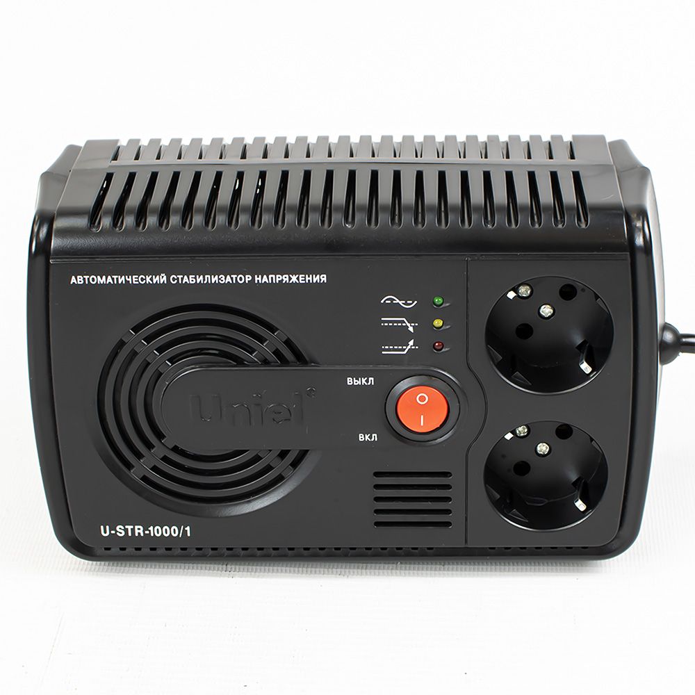 Стабилизатор напряжения U-STR-1000/1 "Uniel" серии Standart-Courage 1000BA