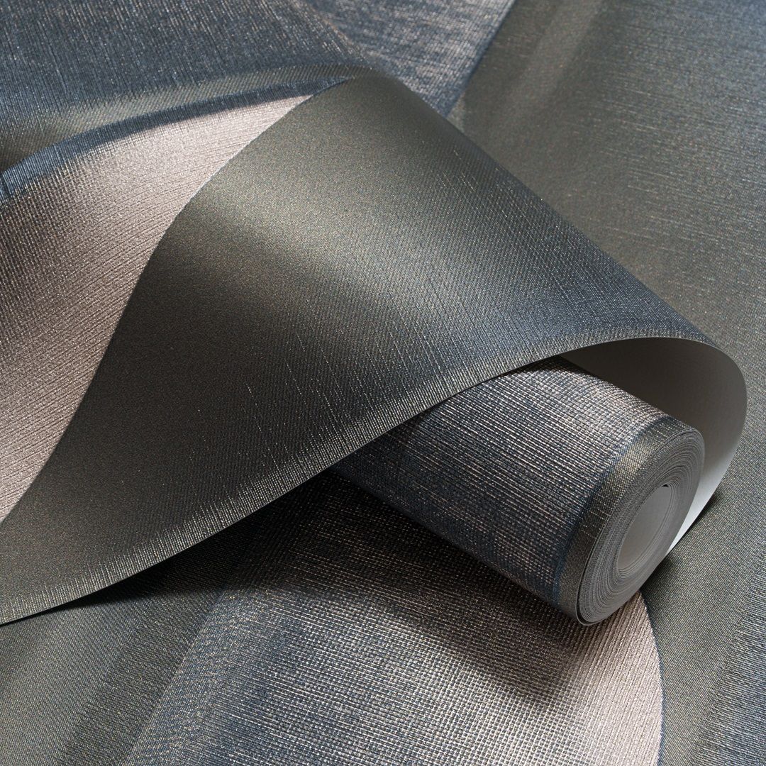 Обои Артекс Наоми 11295-05 черные геометрия 1,06х10,05 м