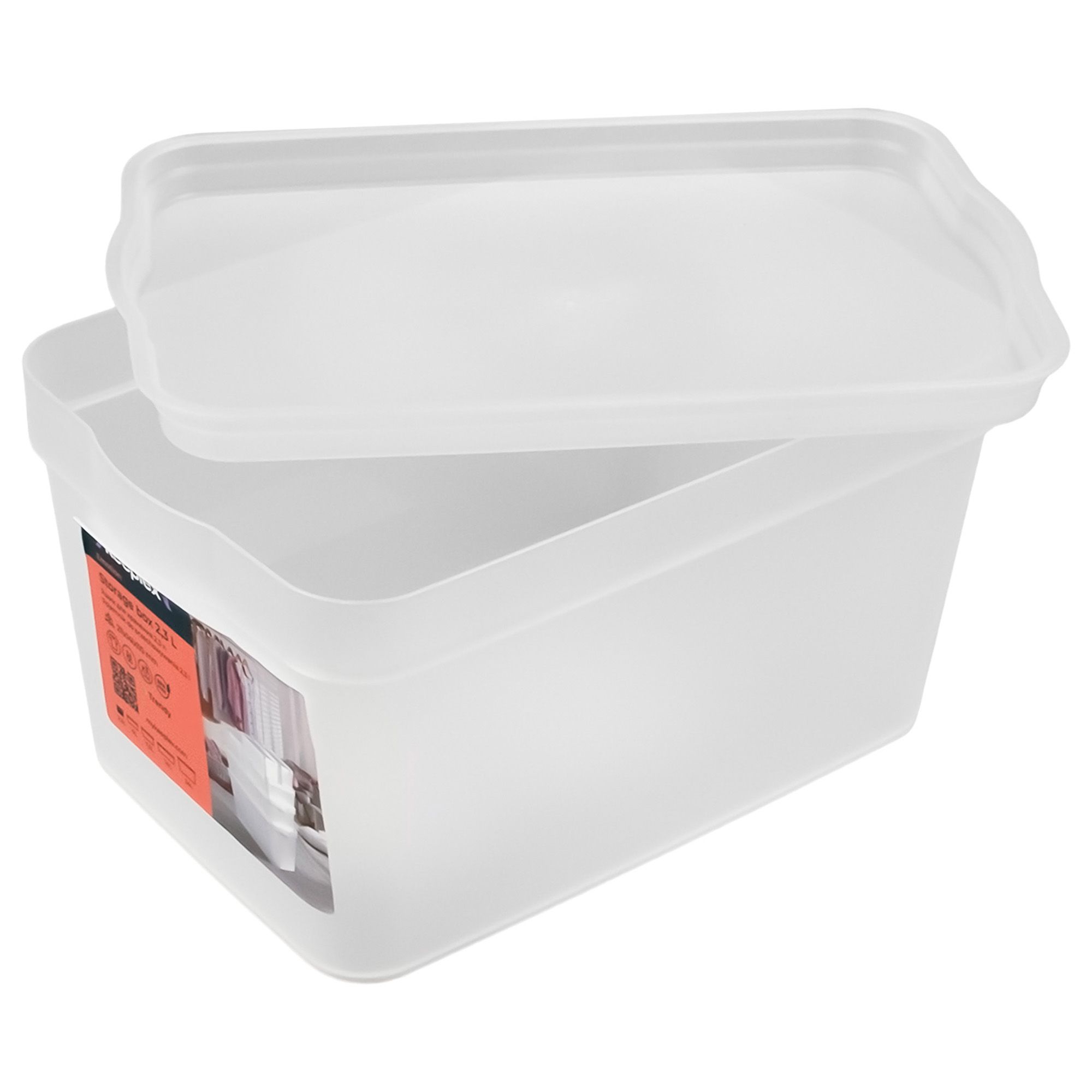 Контейнер для хранения Keeplex Trendy 21,1х14,1х11 см 2,3 л матовый кристалл