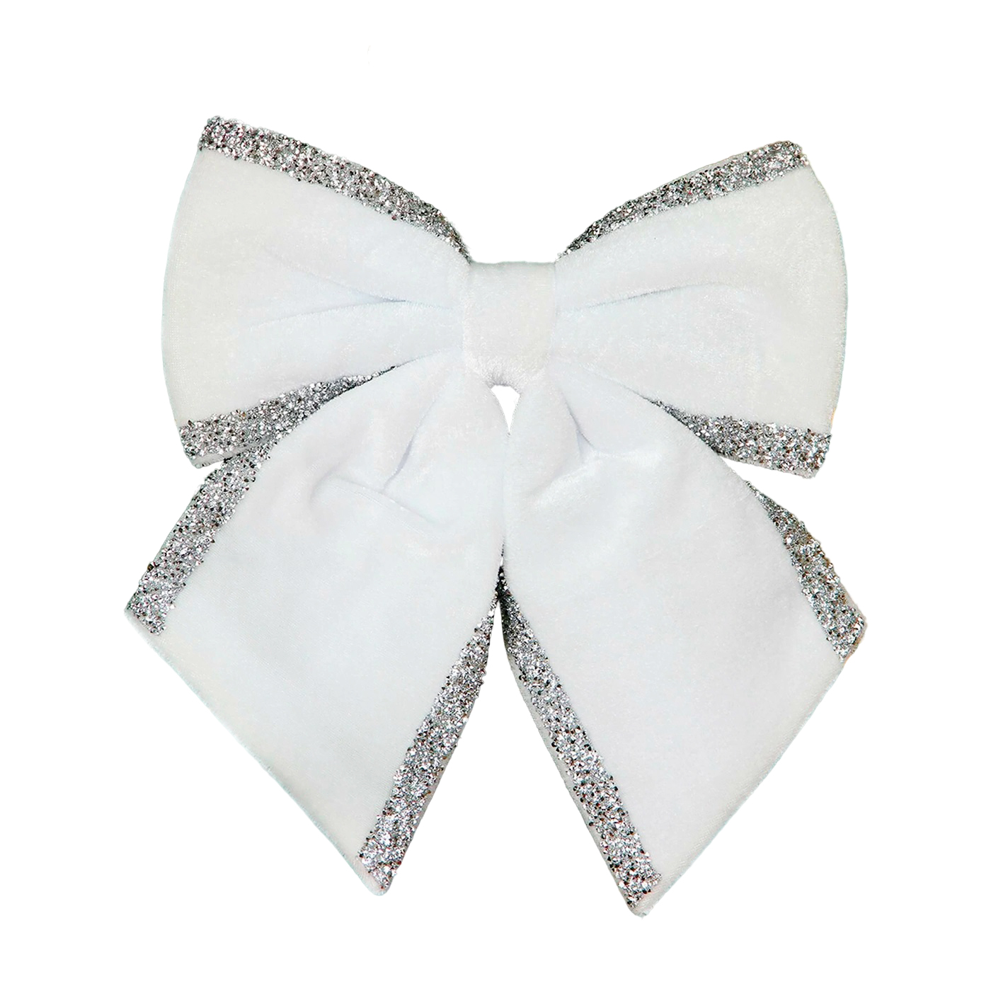 Украшение новогоднее Моя Елочка Бант 20х25 см белый 2025-0979