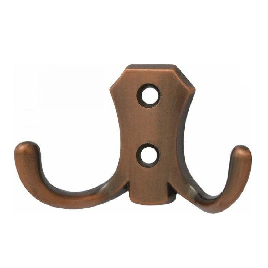 Крючок мебельный двойной № 10 медь
