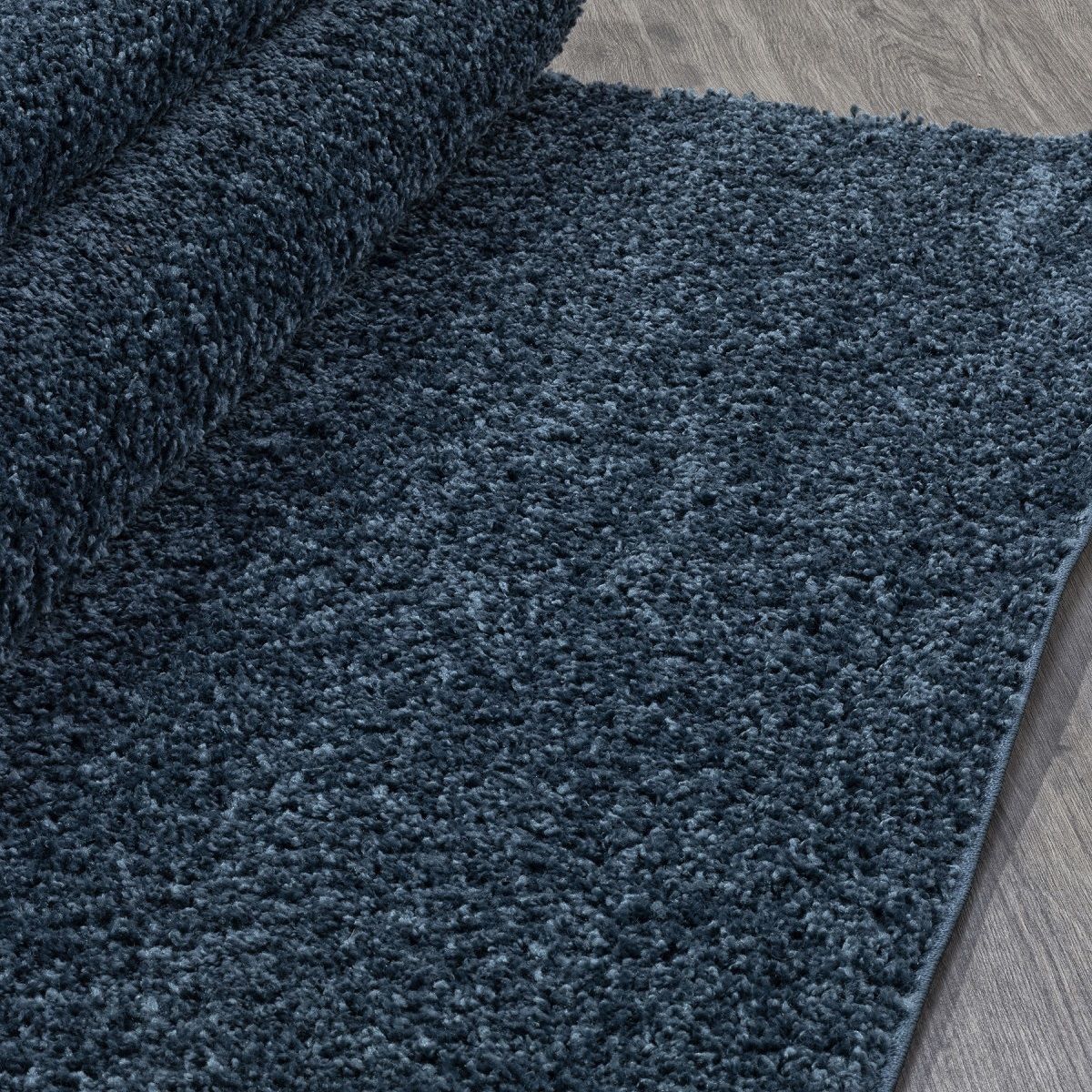 Ковер Шегги Makao Merinos S600 1х2 м голубой