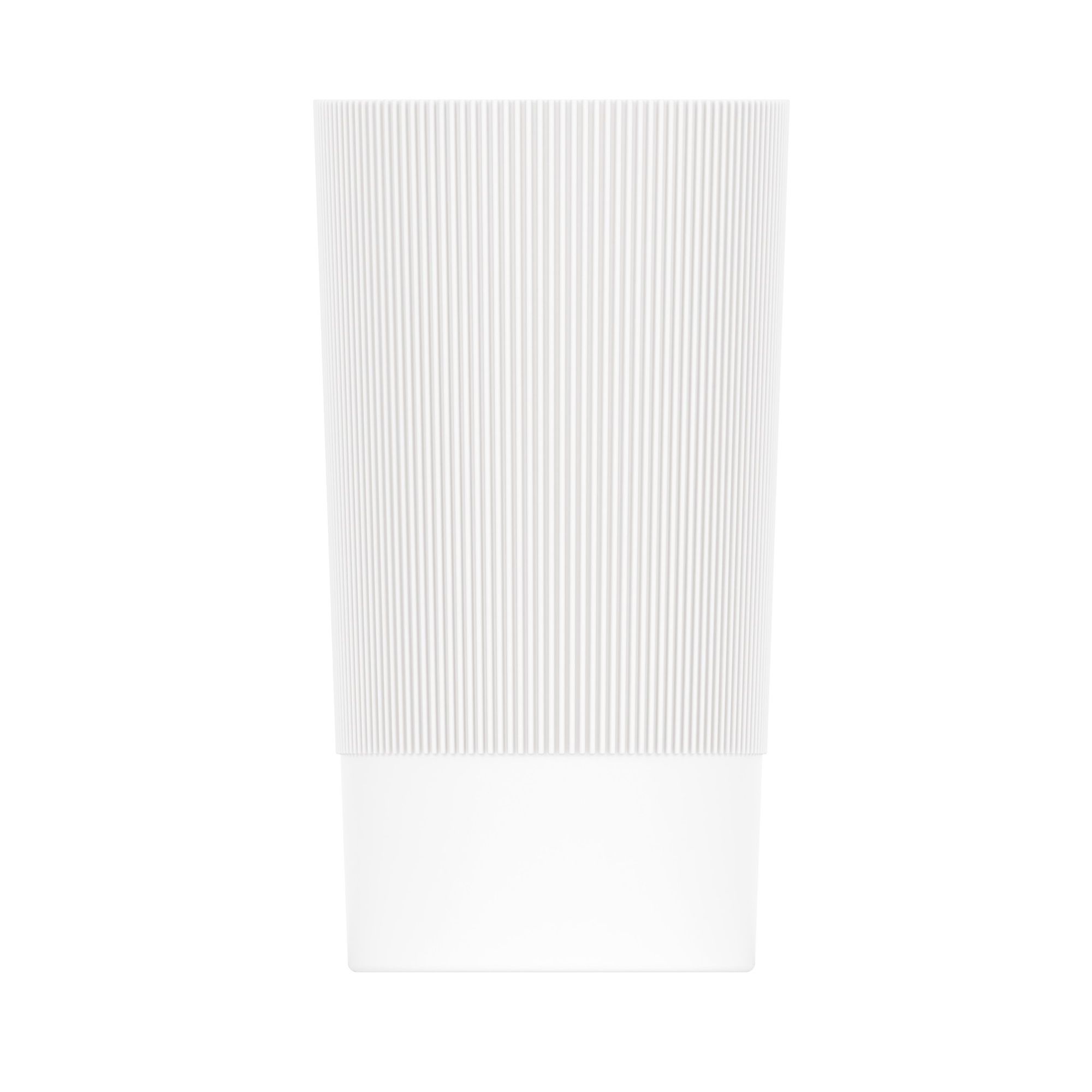 Ваза пластиковая Версаль 20 см d10 см 1,2 л белая