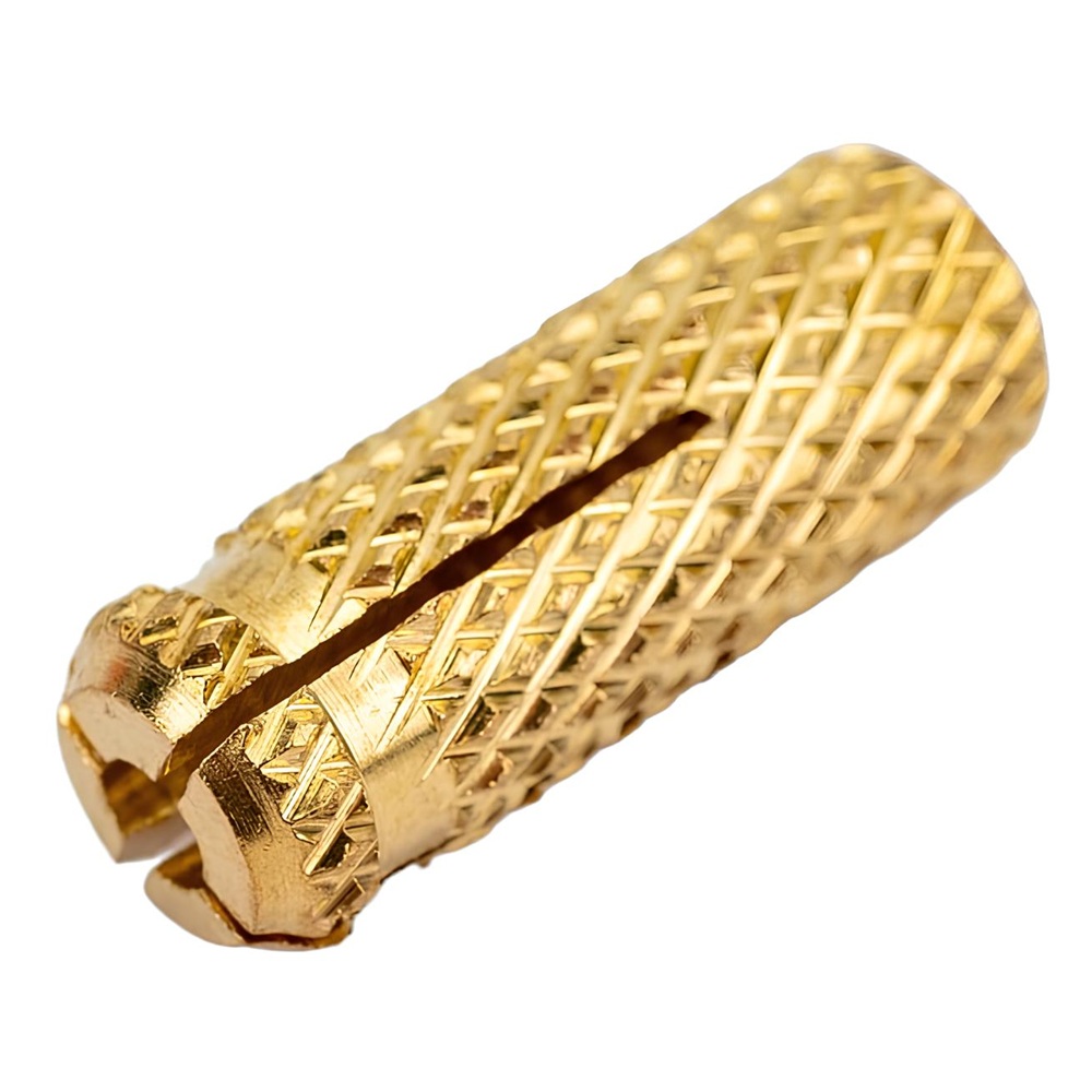 Анкер забивной латунный цанга М6 1 шт