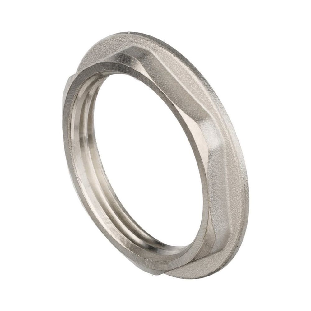 Контргайка латунь никель 1 1/4" ВР