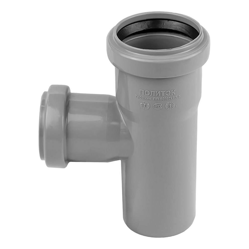 Тройник канализационный 50х40 мм 87°