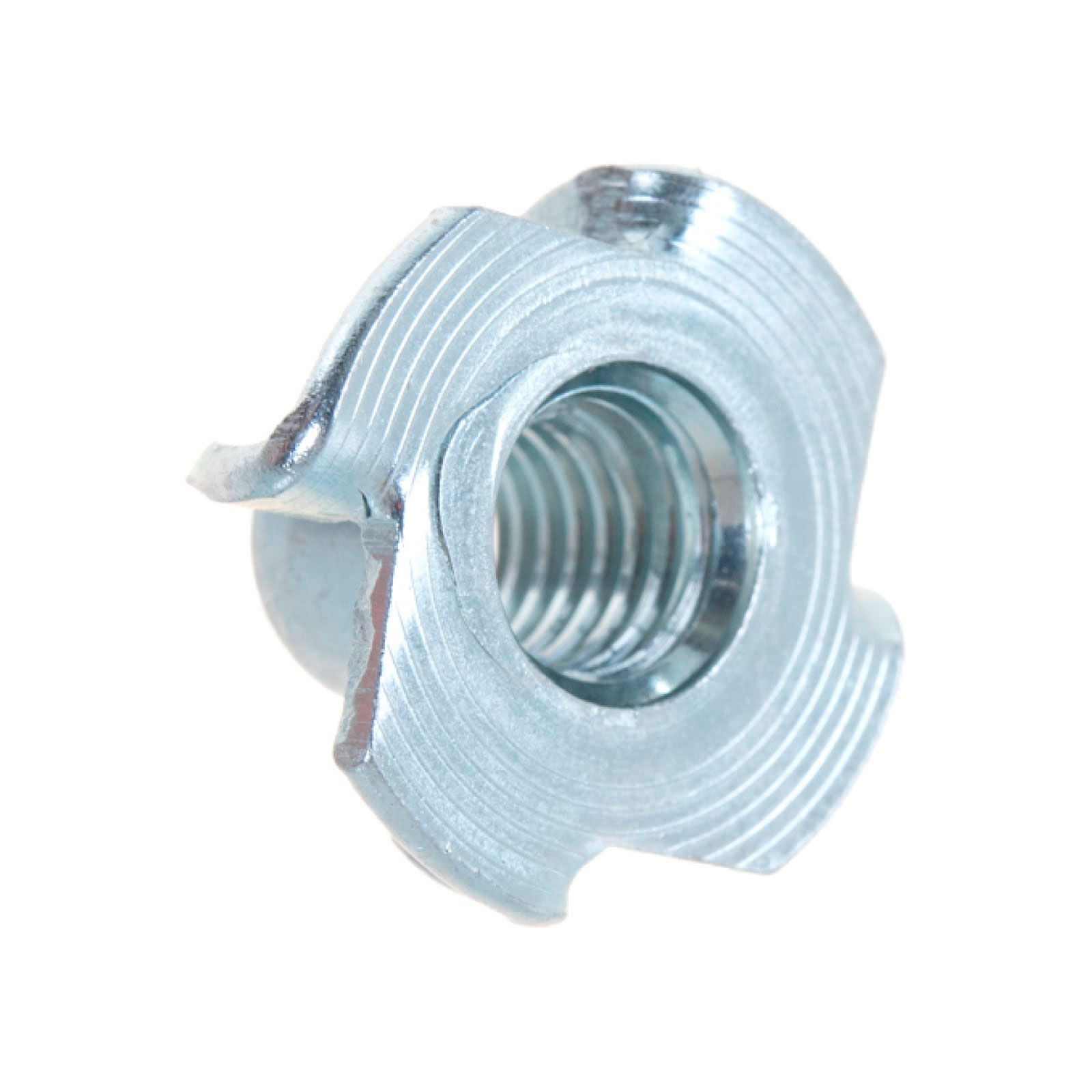 Гайка мебельная забивная DIN 1624 М8 оцинкованная 6 шт