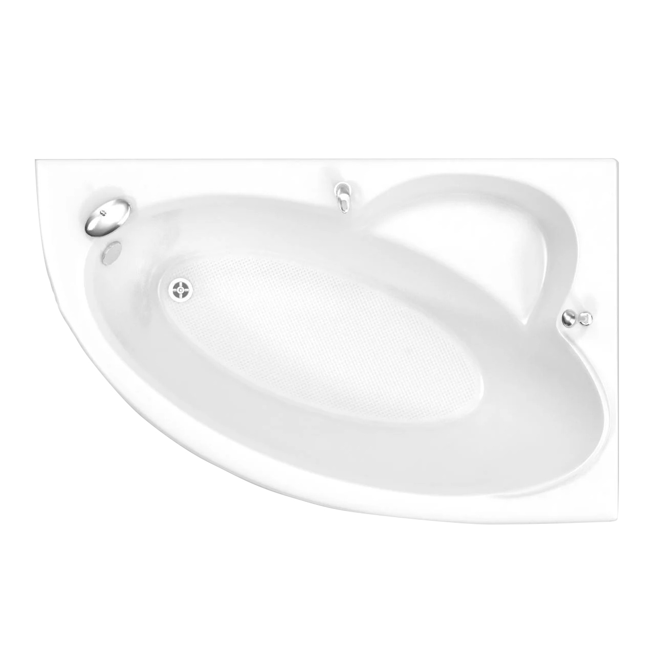 Ванна акриловая BellSan Виола левая 160х100 см