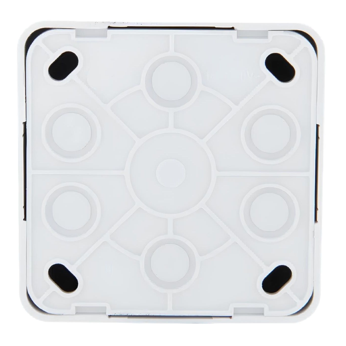 Розетка 1-м ОП VIOLA без заземл. бел. LEZARD 751-0200-121