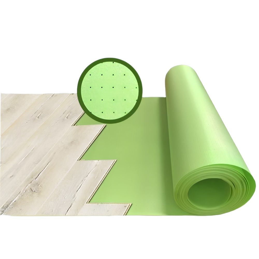 Подложка рулонная перфорированная для отапливаемых полов 2 мм 10 м2 салатовая