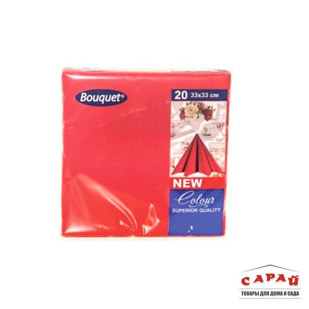 Салфетки бумажные 2 слойные 33х33 см 20 шт в ассортименте