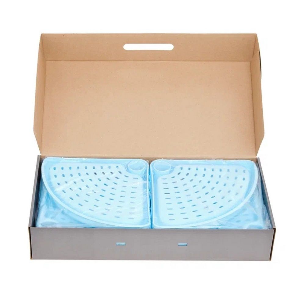 Полка для ванной Prima Nova № 02 голубая