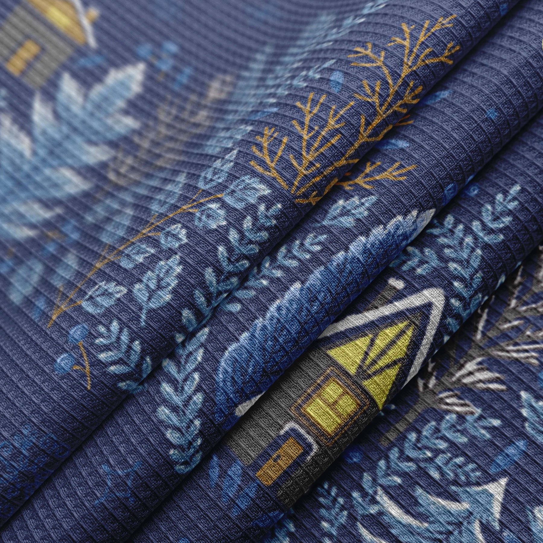 Набор полотенец кухонных вафельных Мир вкуса 40х70 см 2 шт 21284-1